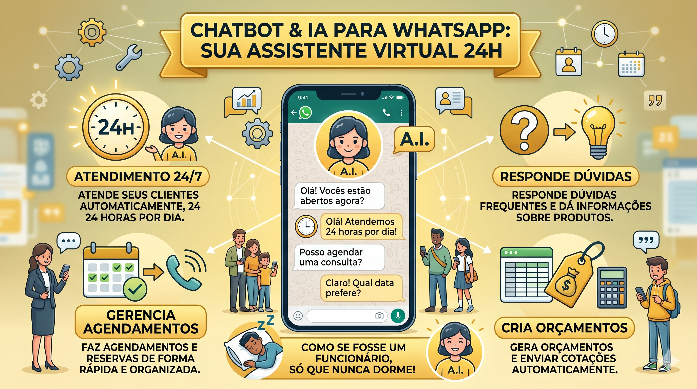 Chatbot com Inteligência Artificial para WhatsApp